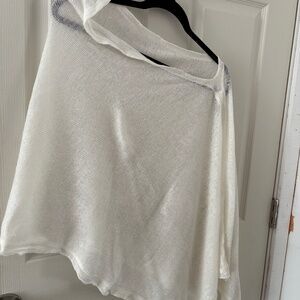 Linen poncho